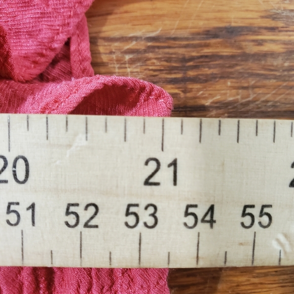 Rewind Red Button-Front Top - Picture 4 of 7